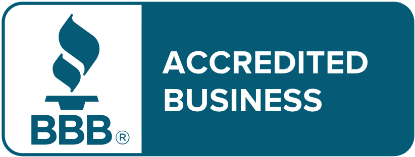 BBB Accredited Business seal, indicating a reputable plumber in Gilbert, AZ.
